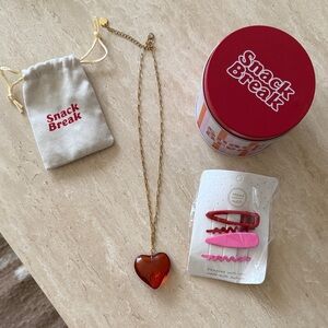 Red Heart Pendant Necklace